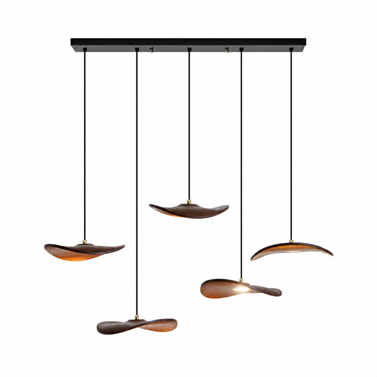 Lowenstone Lustre À Pales En Bois
