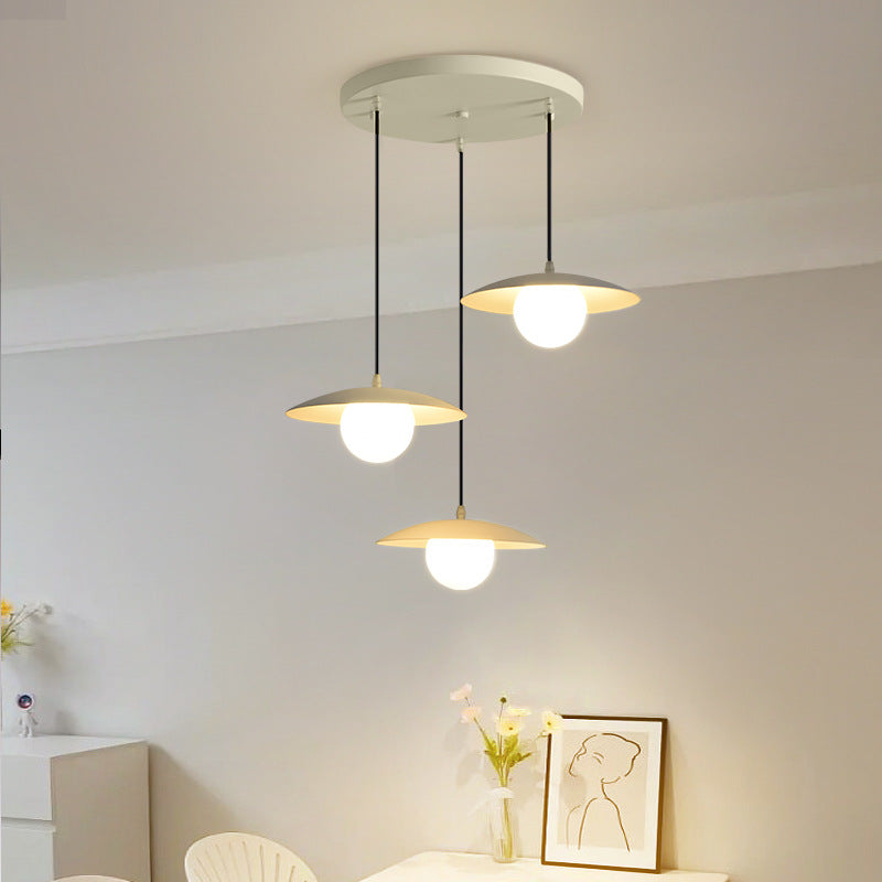 Valentina Moderne LED Suspension Métal Noir Salle À Manger/Chambre À Coucher