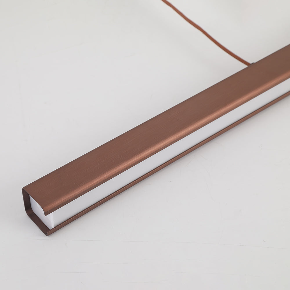 Xorin Suspension Linéaire Moderne Noir/Marron Salon-Cielum