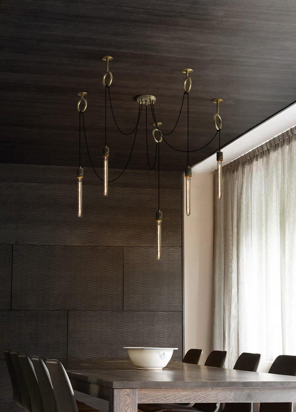 Nominex Lustre Industrial Spider Bulb Hanging-Cielum