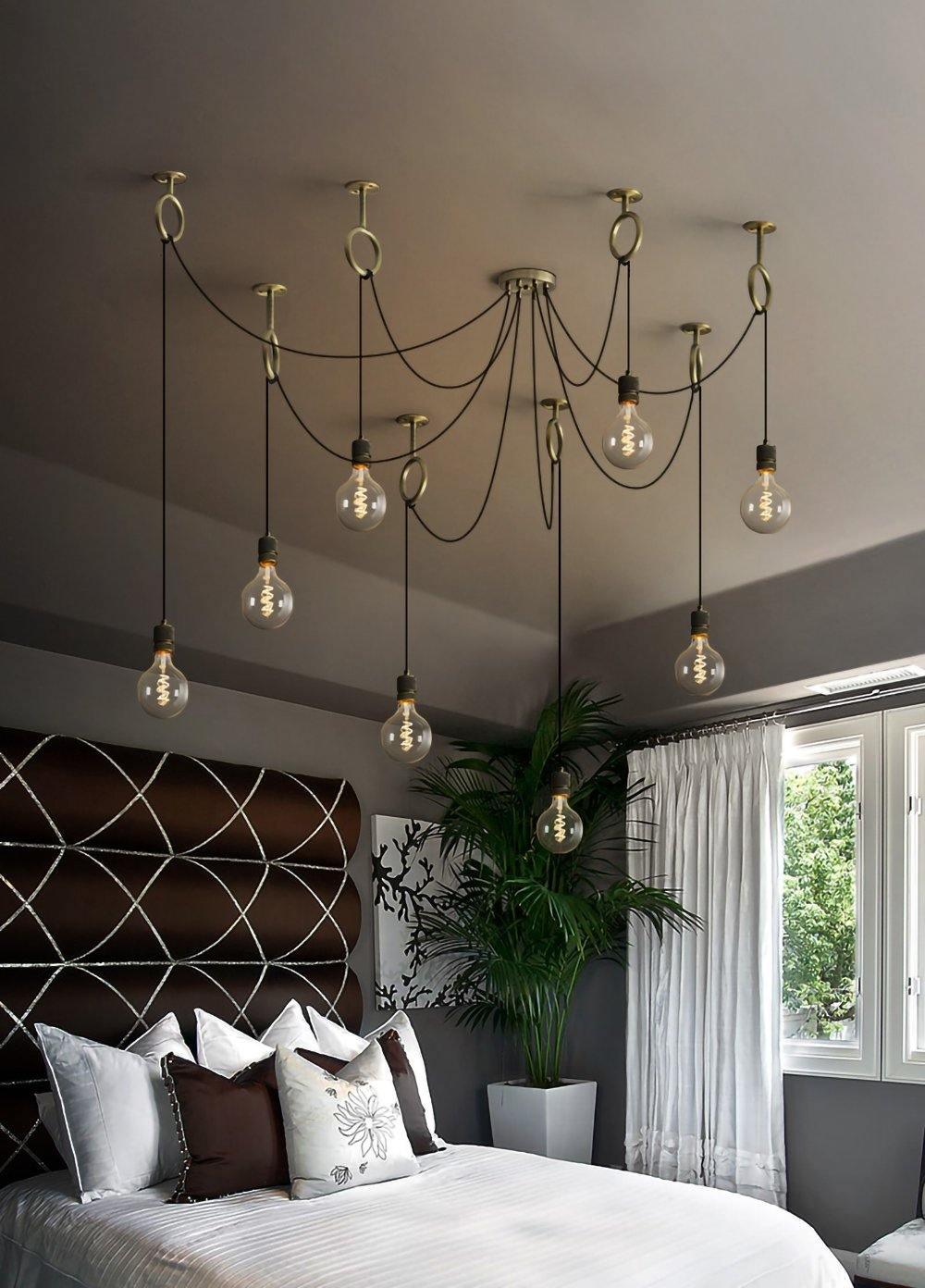 Nominex Lustre Industrial Spider Bulb Hanging-Cielum