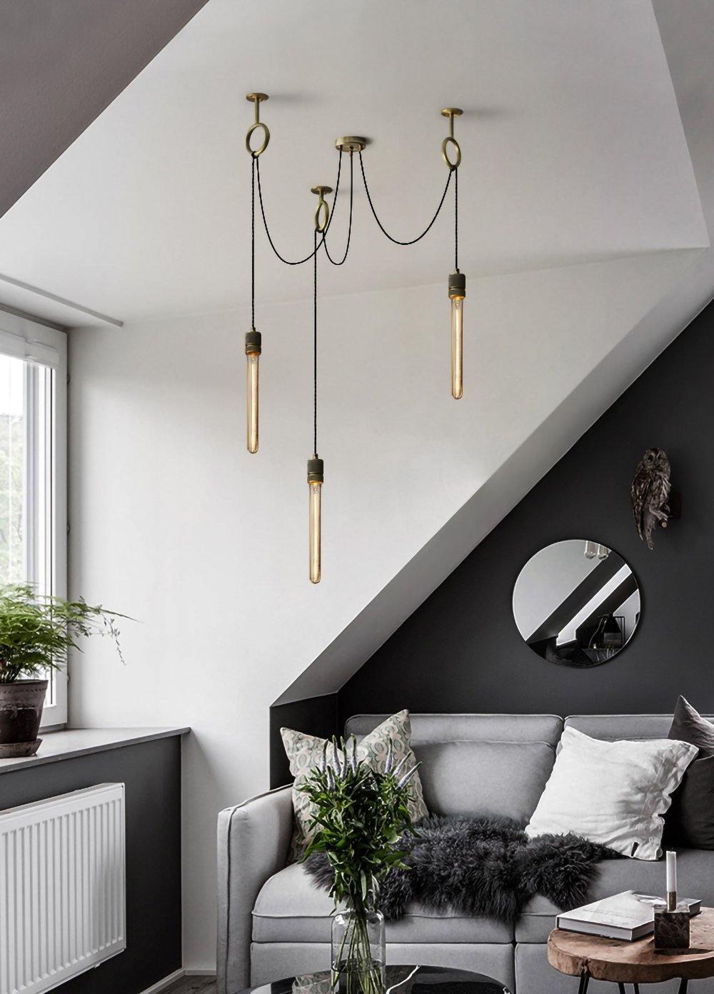 Nominex Lustre Industrial Spider Bulb Hanging-Cielum