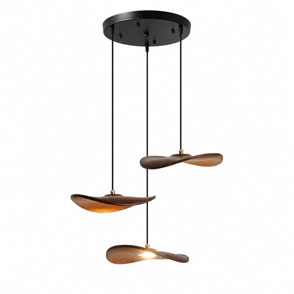 Lowenstone Lustre À Pales En Bois