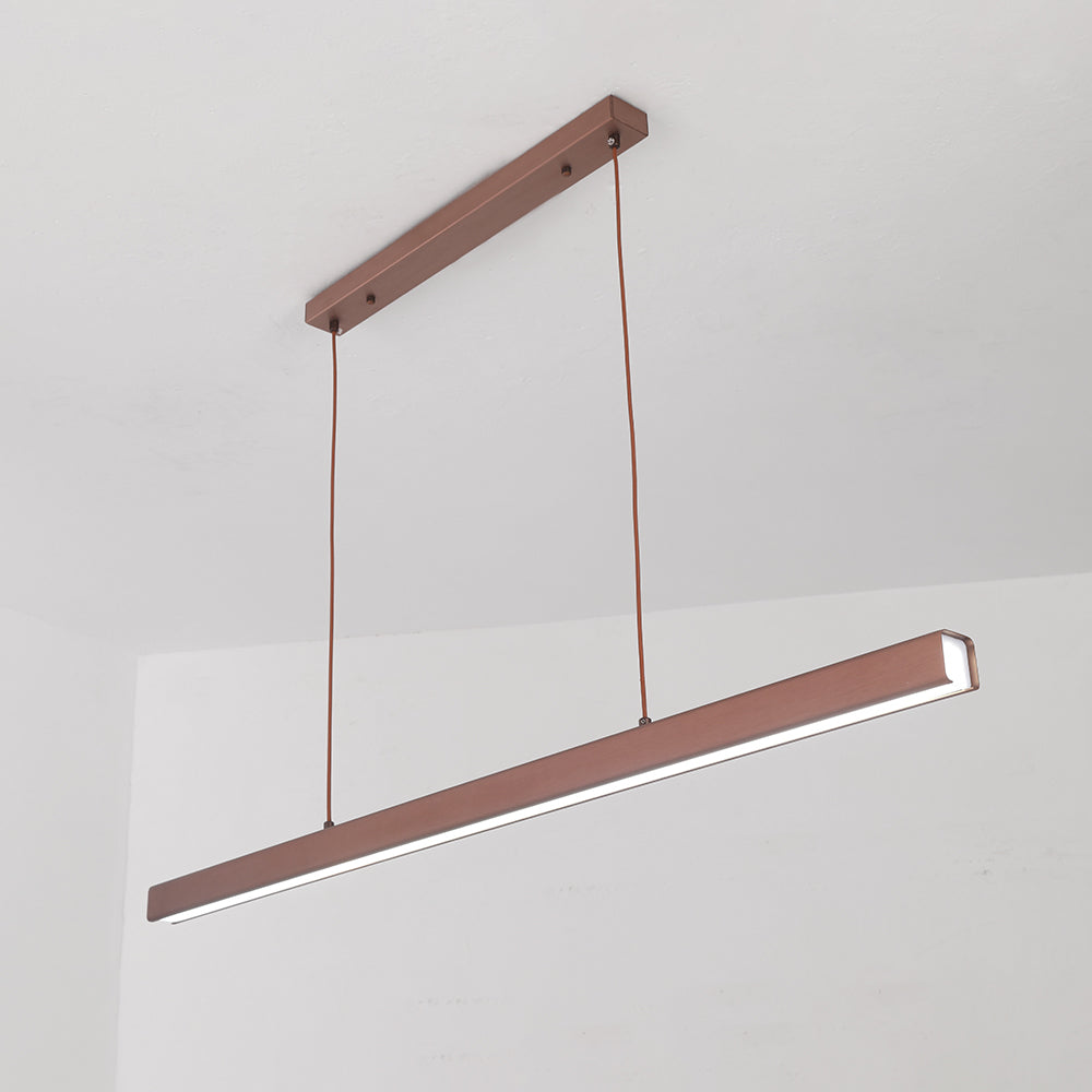 Xorin Suspension Linéaire Moderne Noir/Marron Salon-Cielum