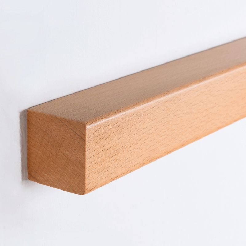 Vominex Applique Murale Miroir Linéaire Minimaliste Bois Salon-Cielum