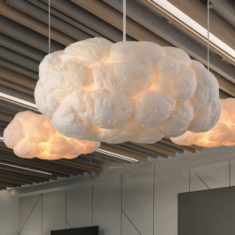 Sorexor Suspension Nuage Art Deco Blanc Salon/Chambre à Coucher-Cielum