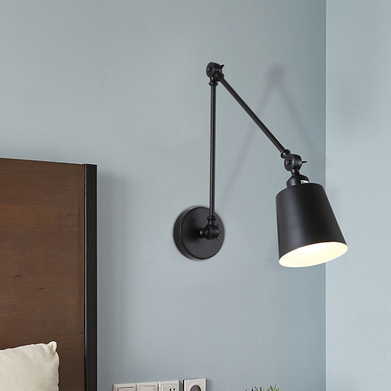 Epoch Applique Murale Minimaliste, Métal, Noir/Blanc, Salon/Chambre