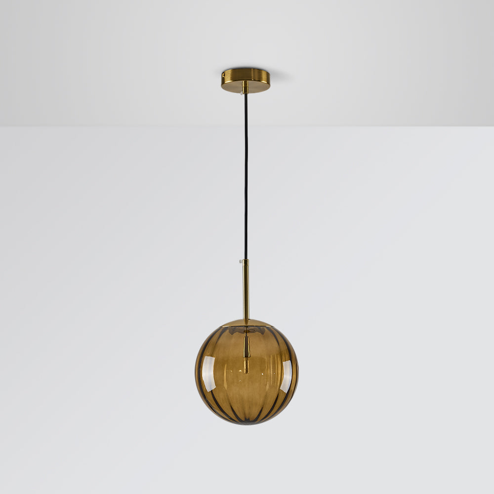 Sevenel Suspension Boule Moderne Métal/Verre-Cielum