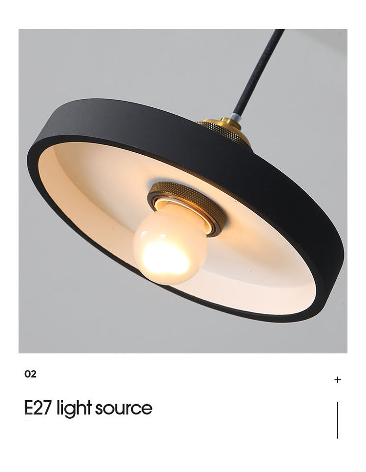 Astel Luminaires Suspension Nordique Blanc/Orange/Noir/Gris. Salon-Cielum