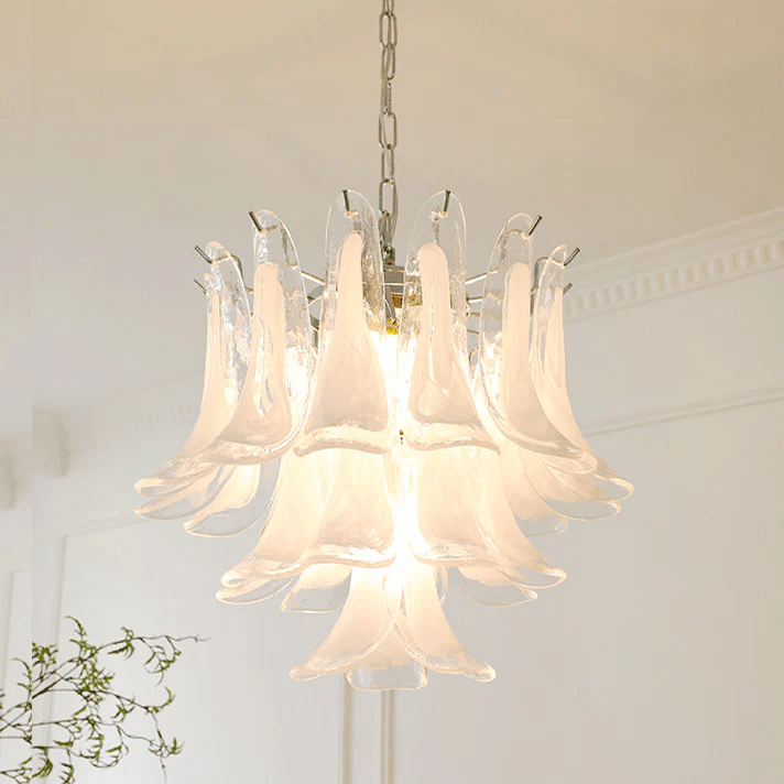 Arixon Lustre Pétales en Verre de Murano Vintage-Cielum