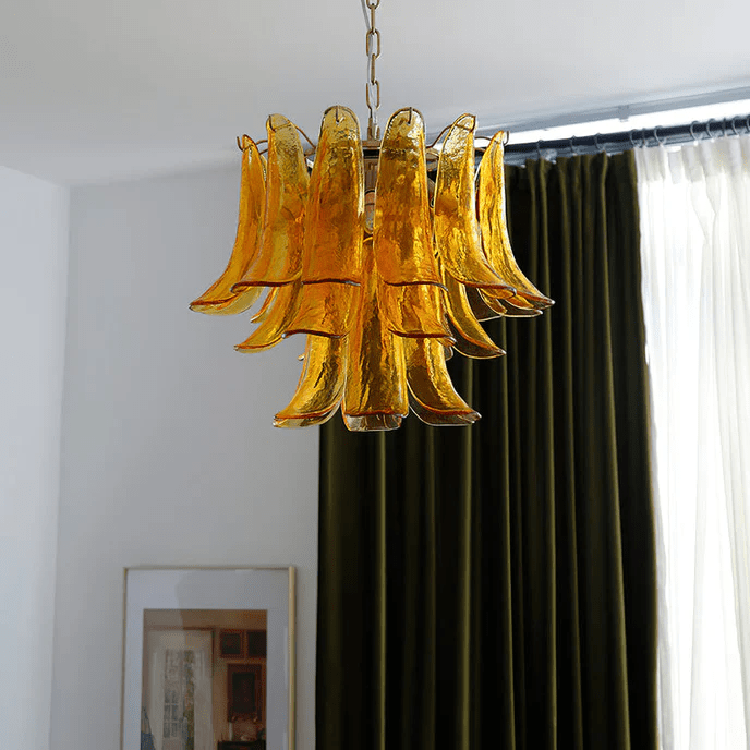 Arixon Lustre Pétales en Verre de Murano Vintage-Cielum