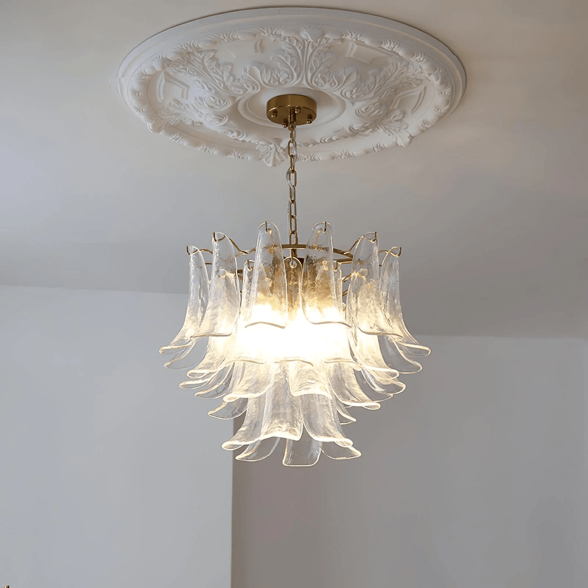 Arixon Lustre Pétales en Verre de Murano Vintage-Cielum