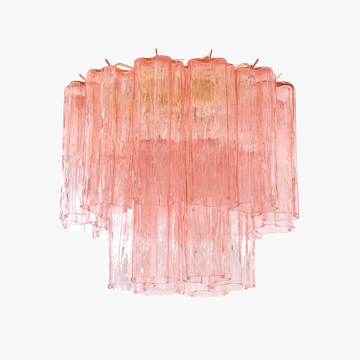 Serin Plafonnier Style Cascade Rose