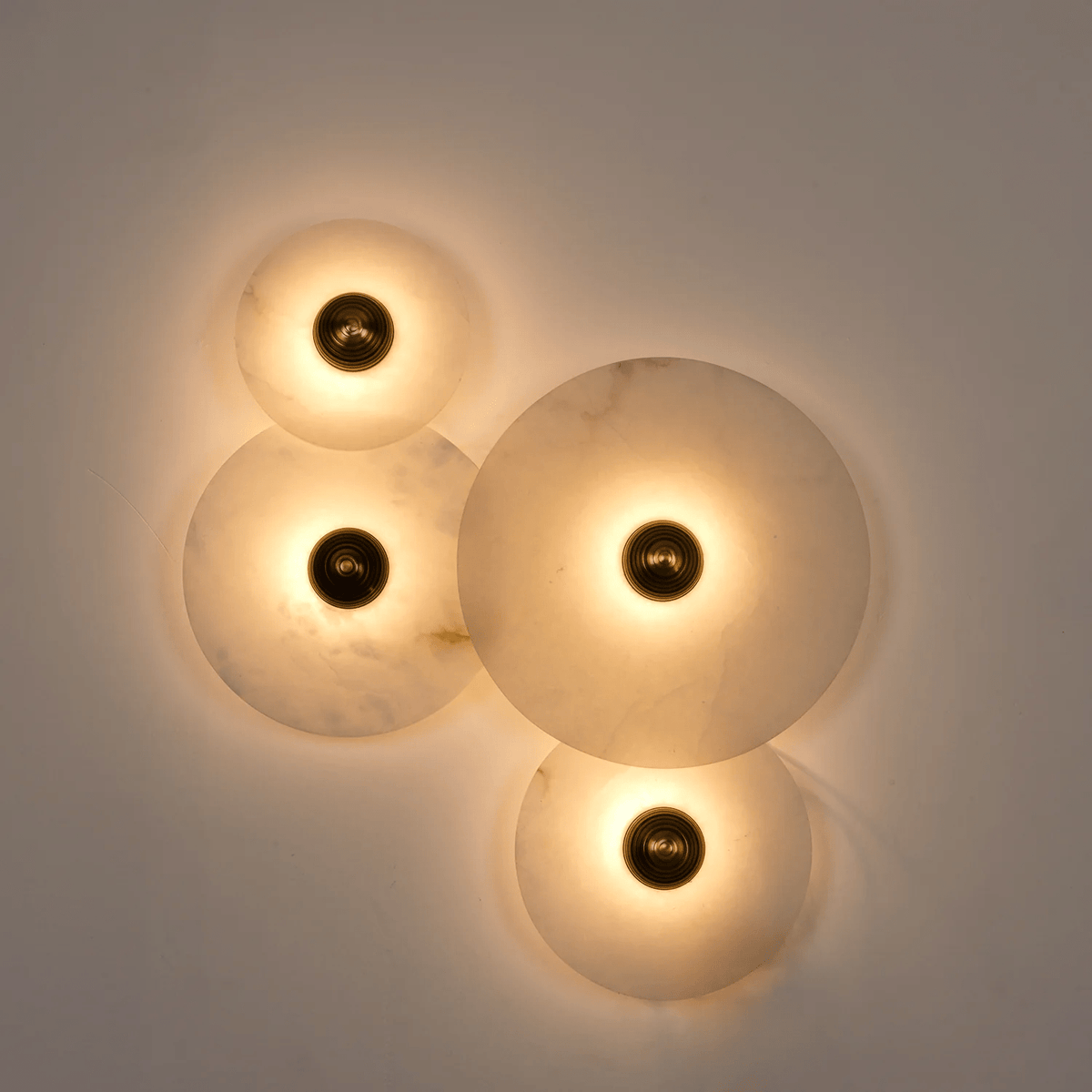 Tirixel Plafonnier Minimaliste en Albâtre-Cielum