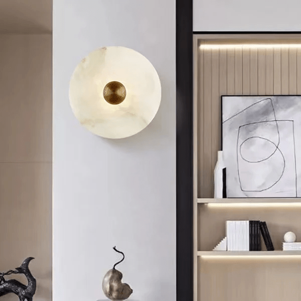 Tirixel Plafonnier Minimaliste en Albâtre-Cielum