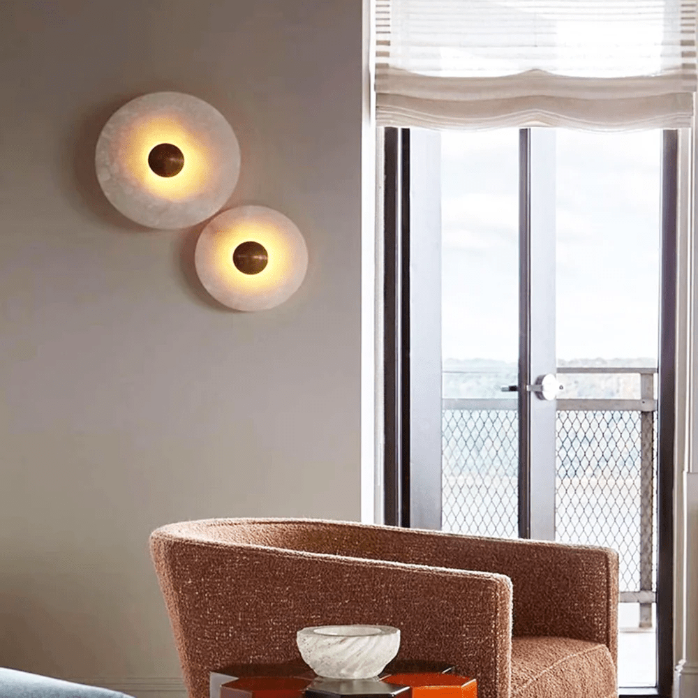 Tirixel Plafonnier Minimaliste en Albâtre-Cielum