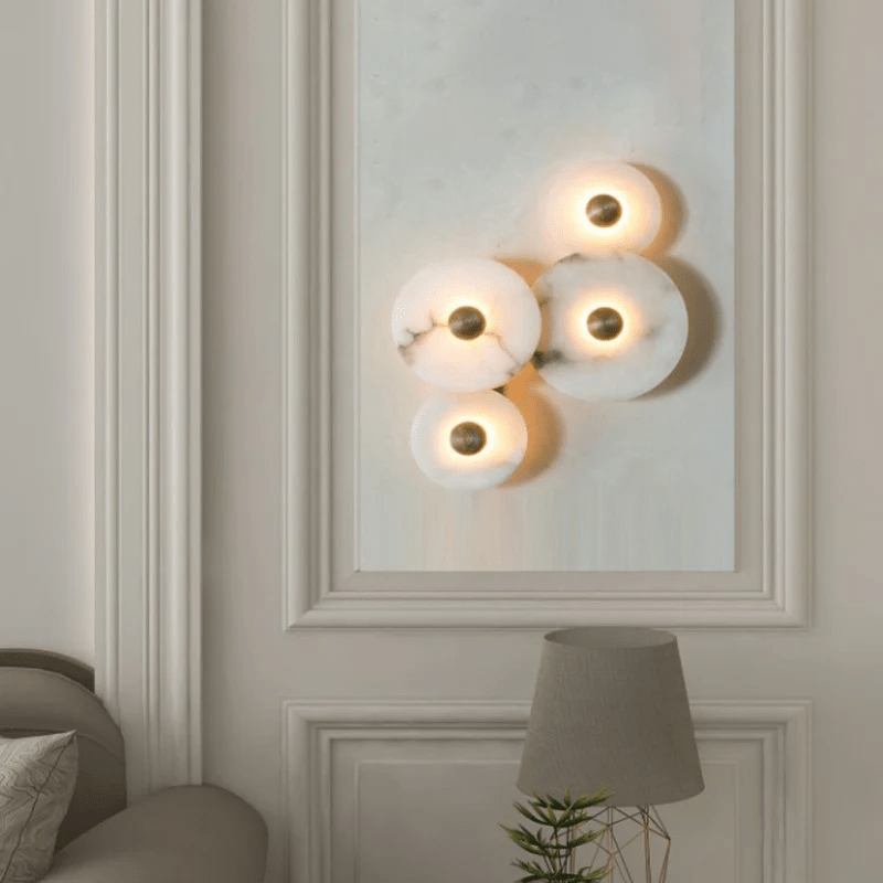 Tirixel Plafonnier Minimaliste en Albâtre-Cielum