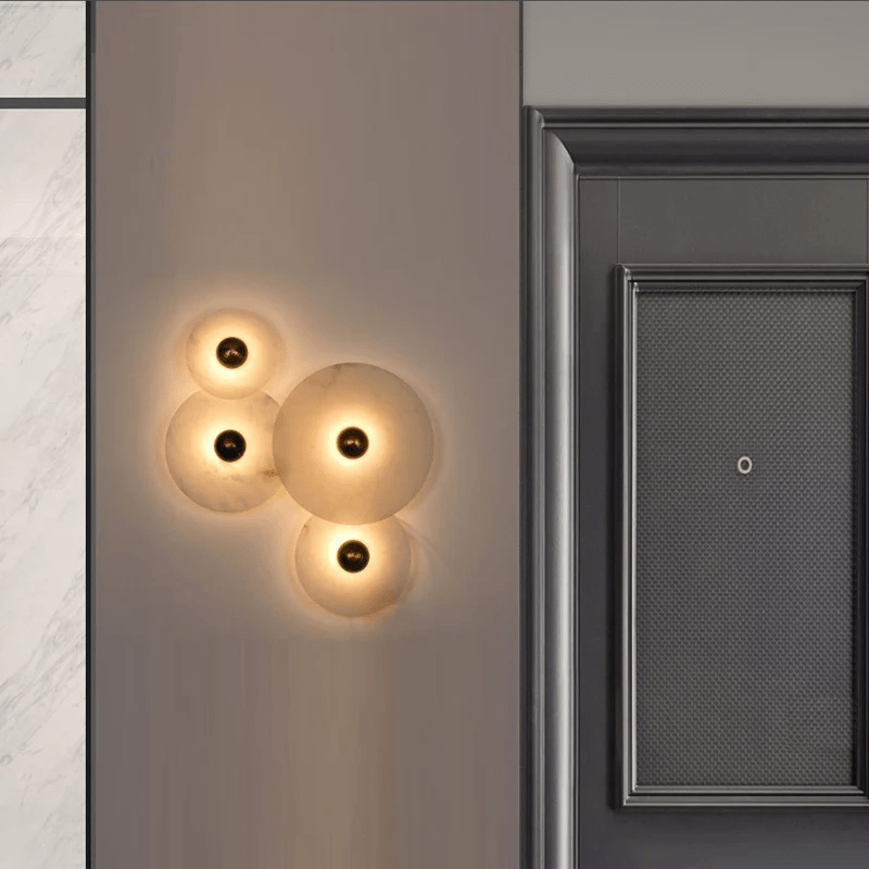 Tirixel Plafonnier Minimaliste en Albâtre-Cielum