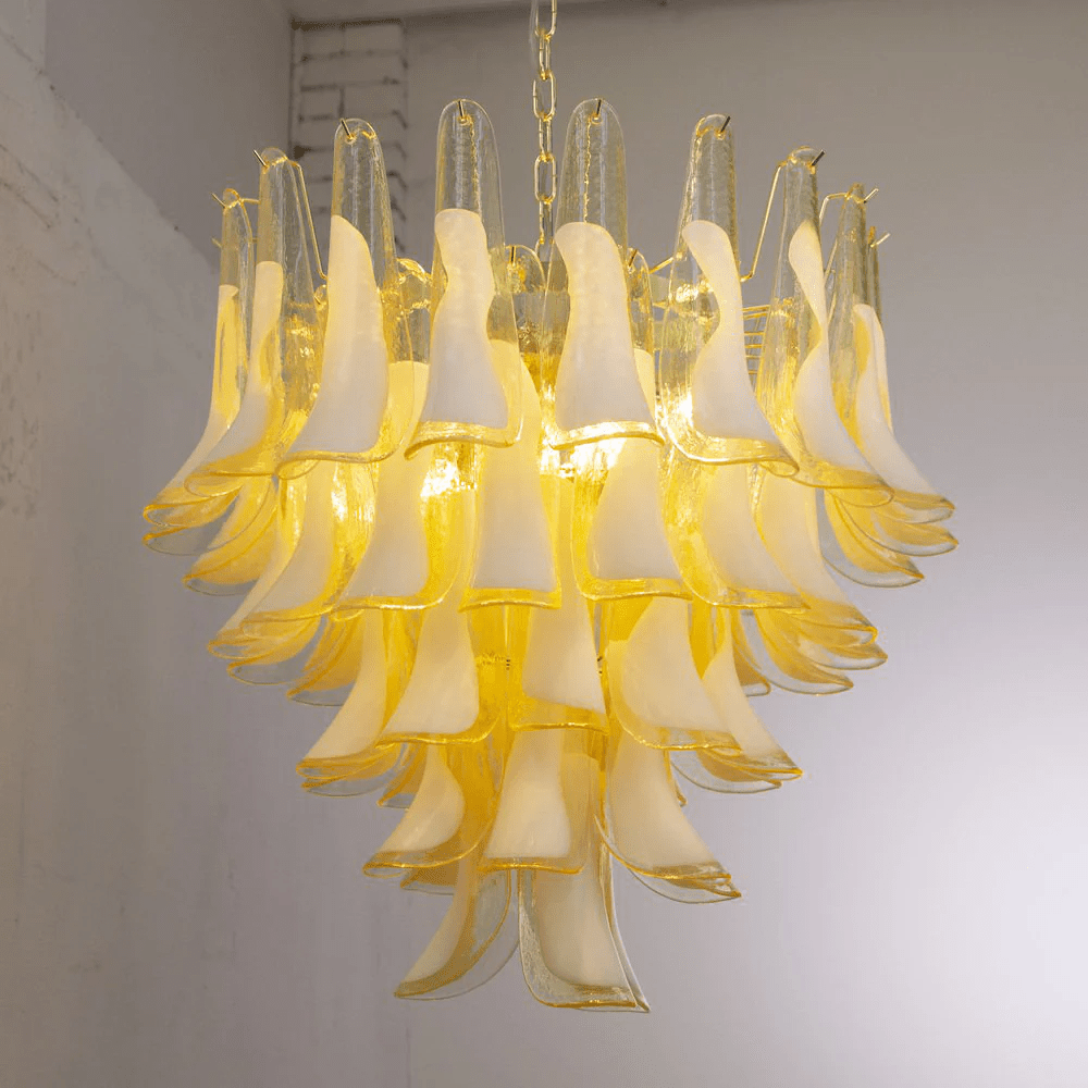 Cysp Lustre en Verre de Murano Romantique Sculptural