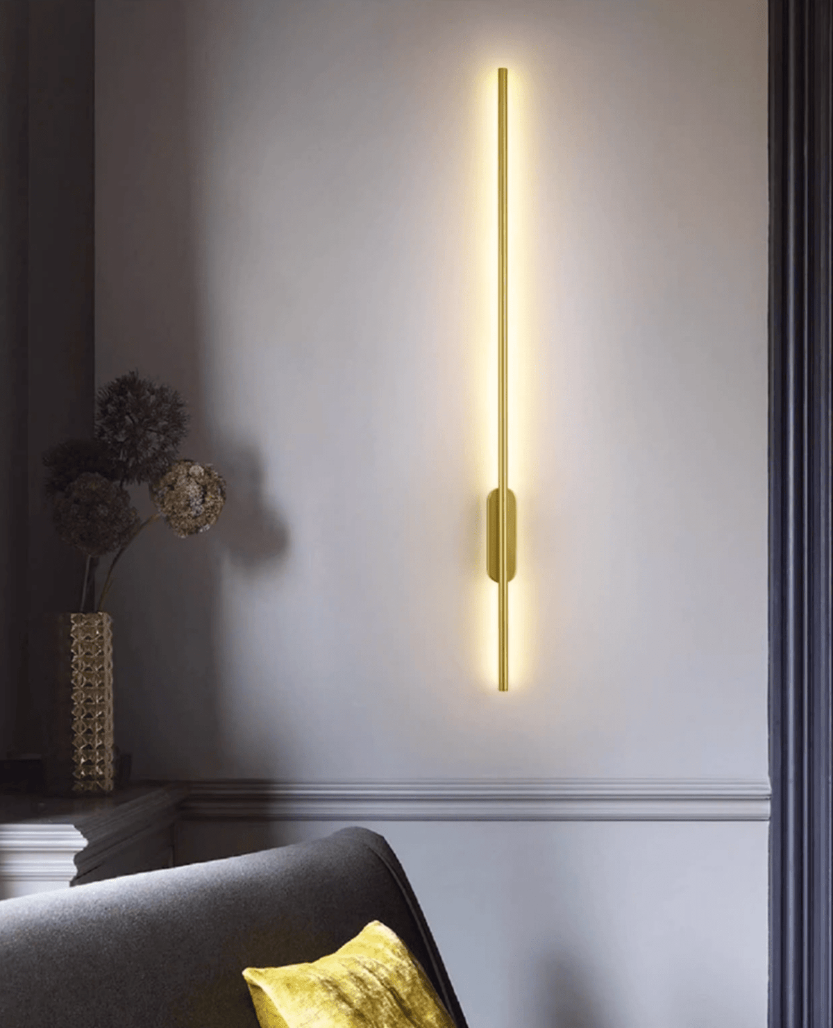 Nomk Ligne Noire Applique Murale Rechargeable
