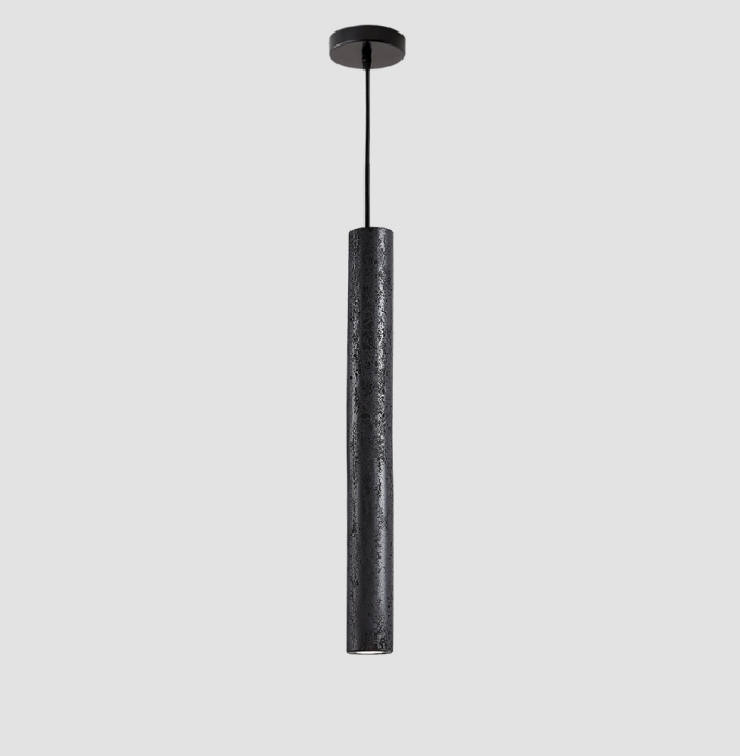 Fosb Suspension Tube en Travertin Noir Élégante