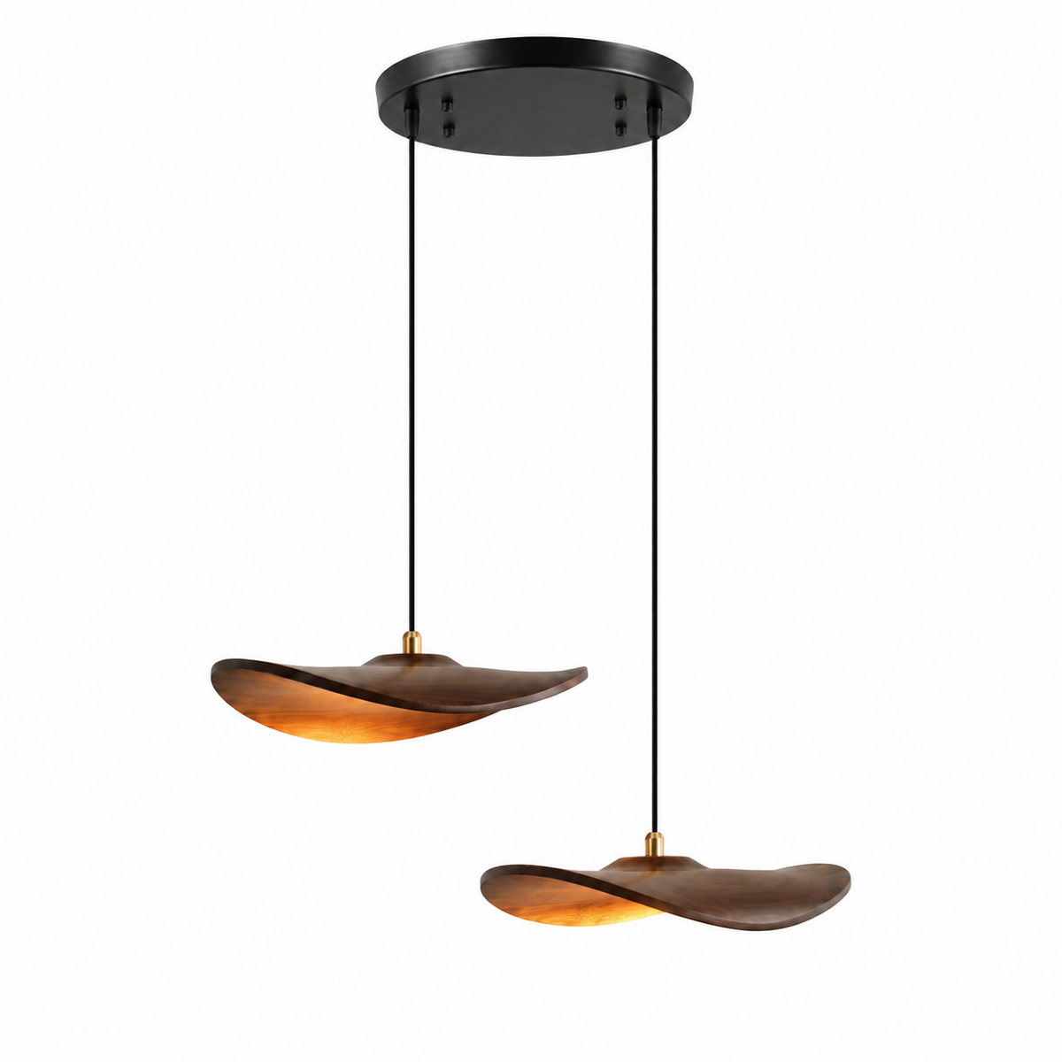 Lowenstone Lustre À Pales En Bois