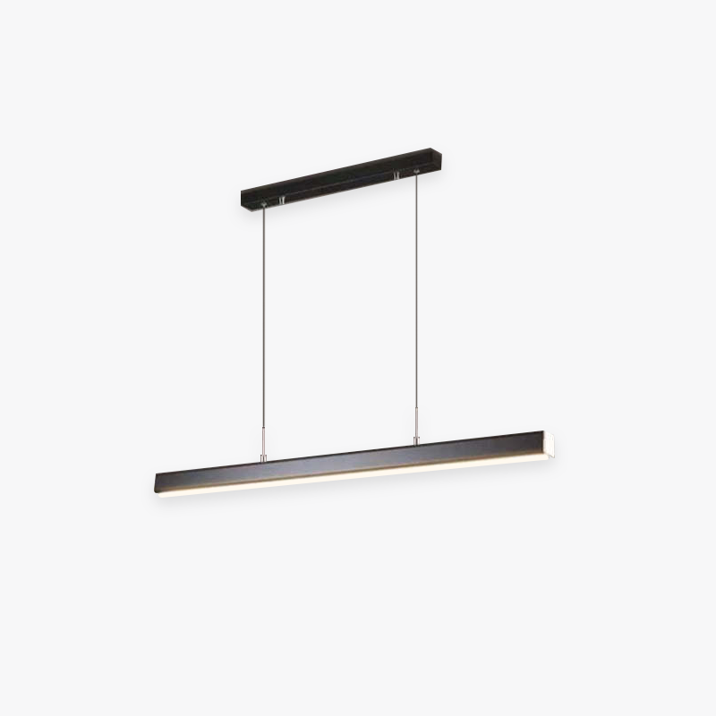 Xorin Suspension Linéaire Moderne Noir/Marron Salon-Cielum