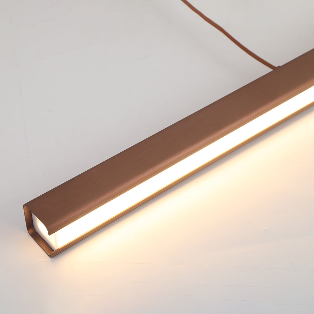 Xorin Suspension Linéaire Moderne Noir/Marron Salon-Cielum