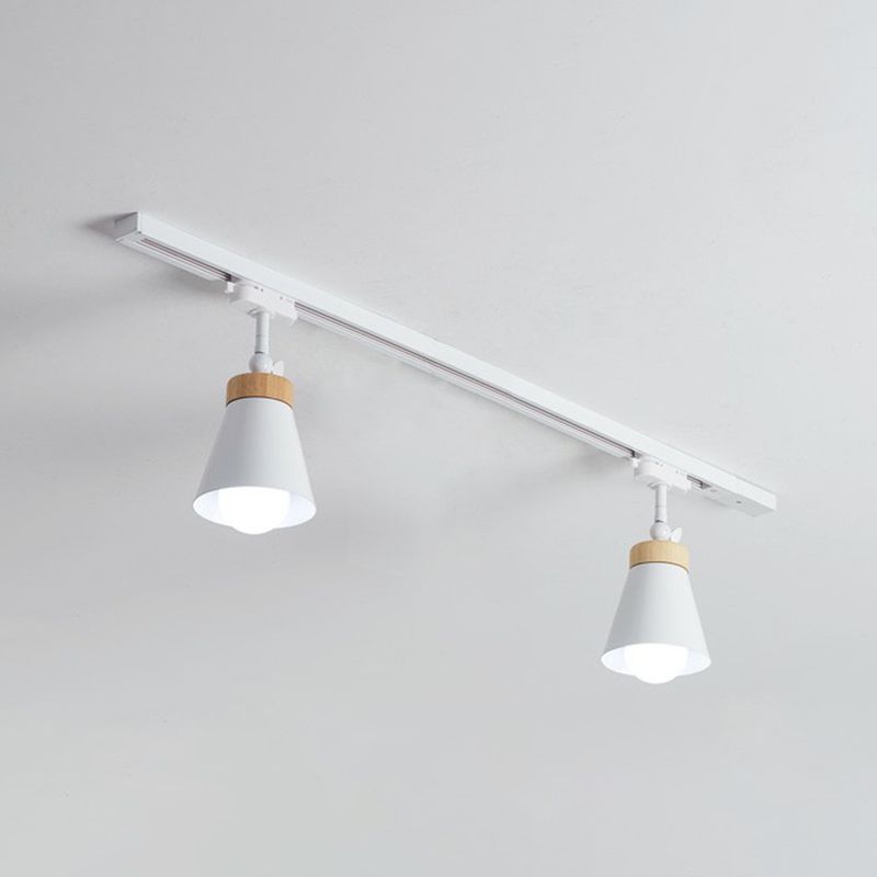 Aim Moderne LED Plafonnier Noir/Blanc Métal Chambre à coucher