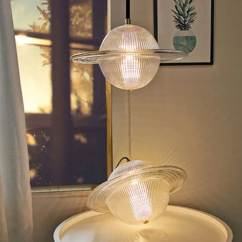 Valentina Moderne Créatif LED Suspension Métal/Verre Chambre À Coucher