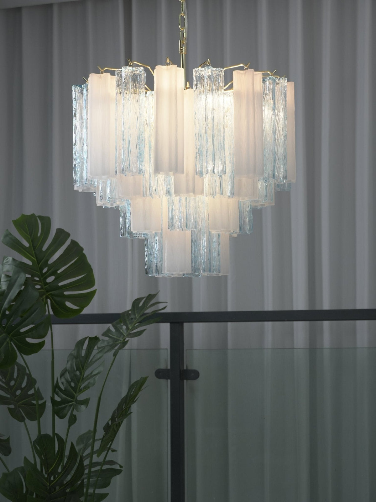 Bexy Verre Cascade Lustre