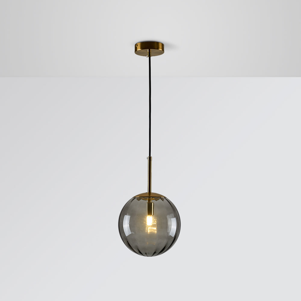 Sevenel Suspension Boule Moderne Métal/Verre-Cielum