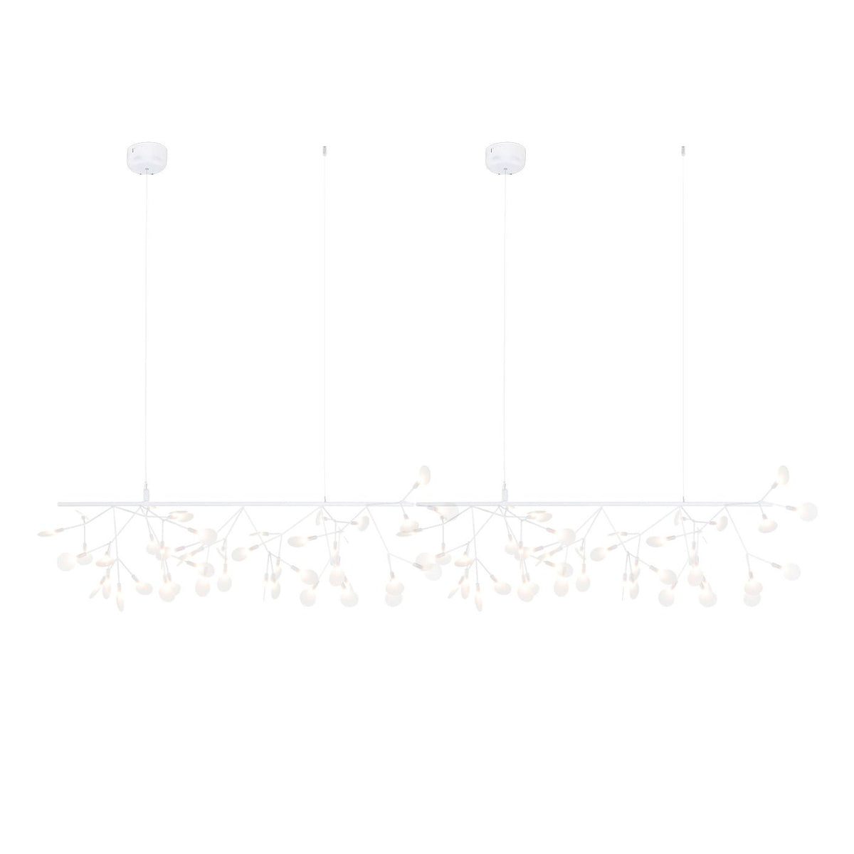 Kevenq Lustre LED À Branches Longues Et Linéaires Artistiques-Cielum