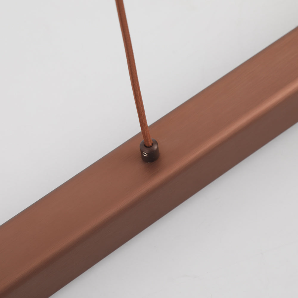 Xorin Suspension Linéaire Moderne Noir/Marron Salon-Cielum