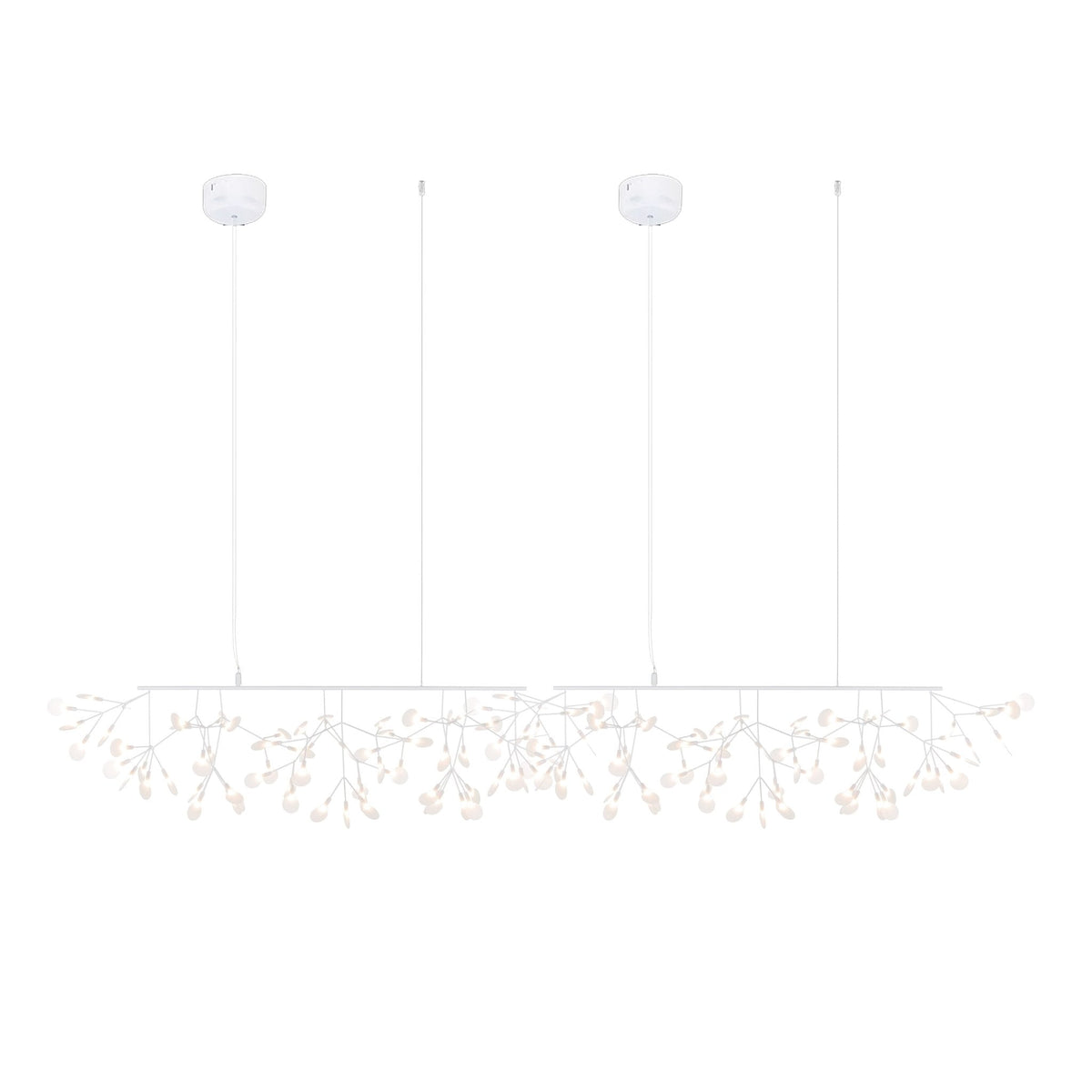 Kevenq Lustre LED À Branches Longues Et Linéaires Artistiques-Cielum