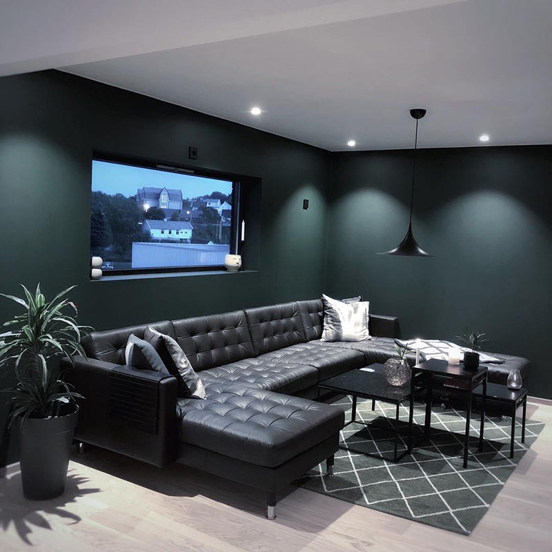Arisha Suspension Orientable Moderne, Métal, Noir, Salon