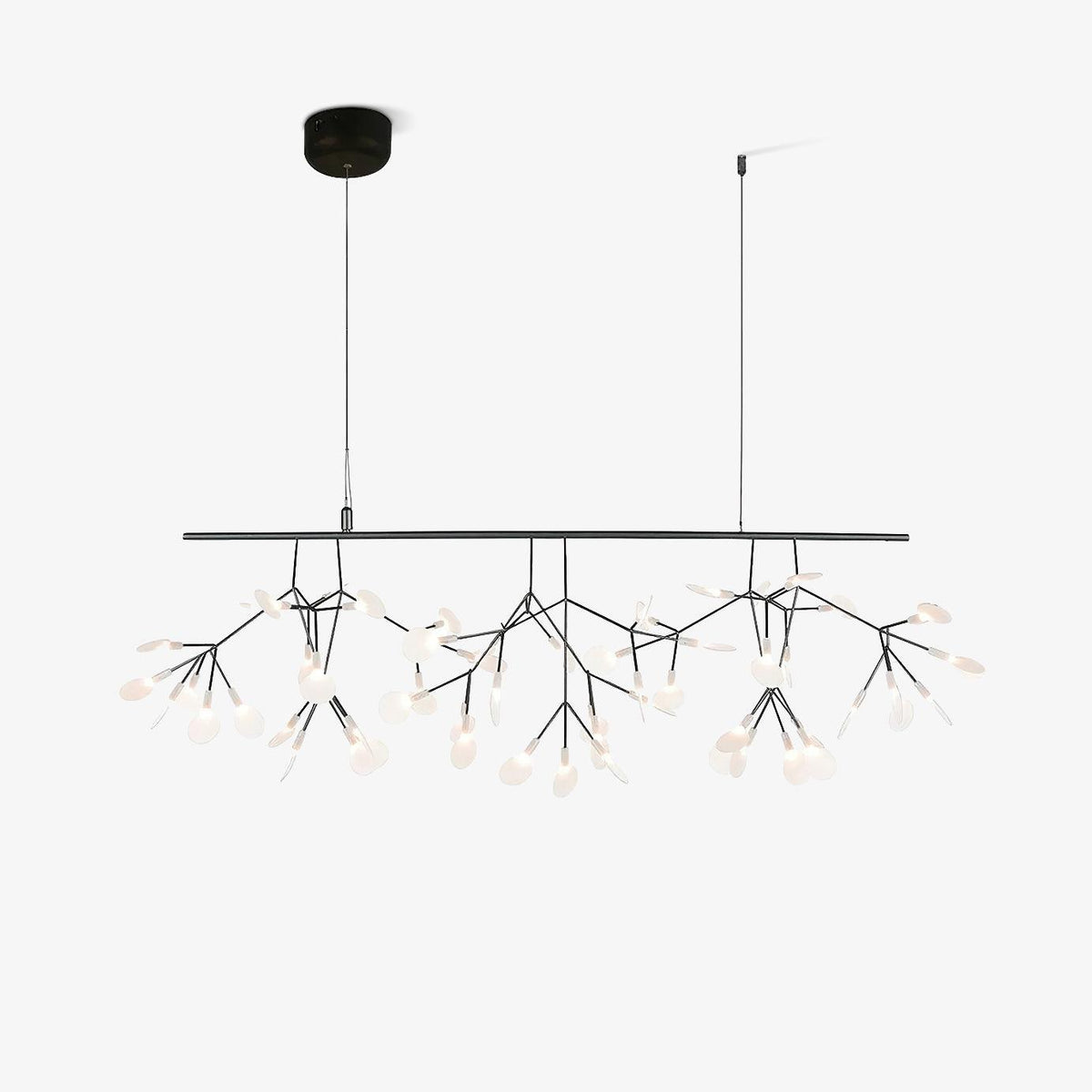 Kevenq Lustre LED À Branches Longues Et Linéaires Artistiques-Cielum