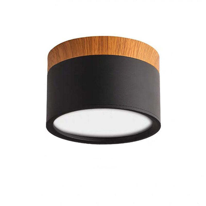 Lumex Petit Plafonnier Led Multicolor Bois Nordique. Couloir-Cielum