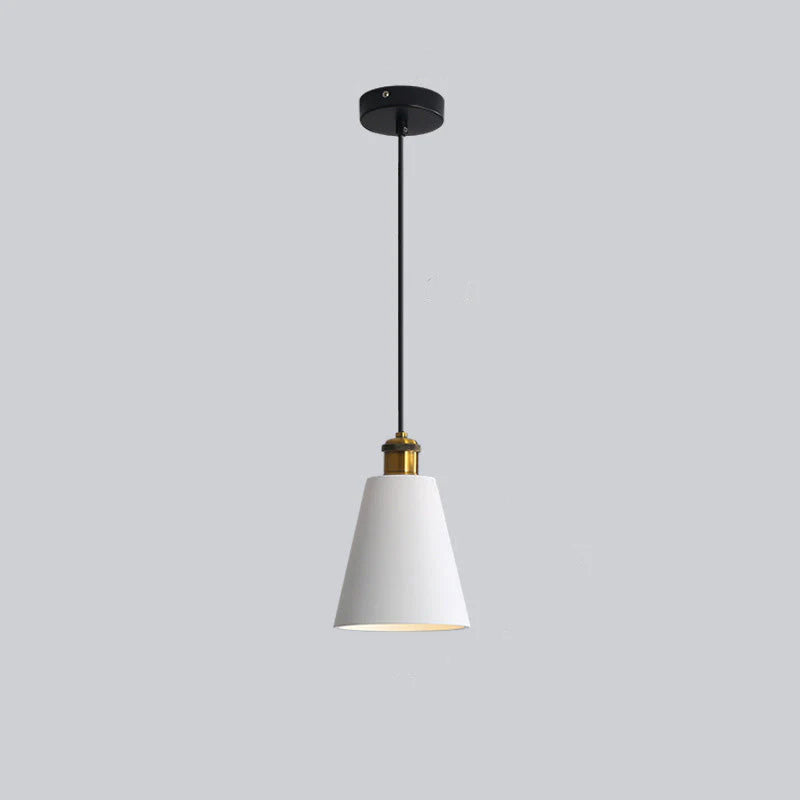 Astel Luminaires Suspension Nordique Blanc/Orange/Noir/Gris. Salon-Cielum