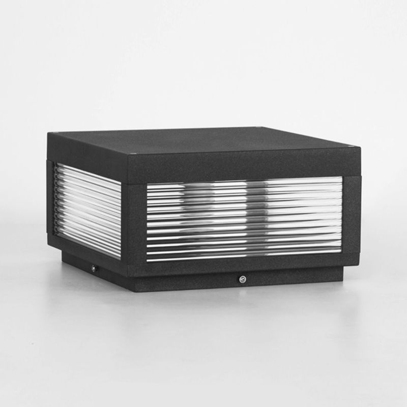 Eminex Lampe de Poteau avec Rayures Horizontales-Cielum
