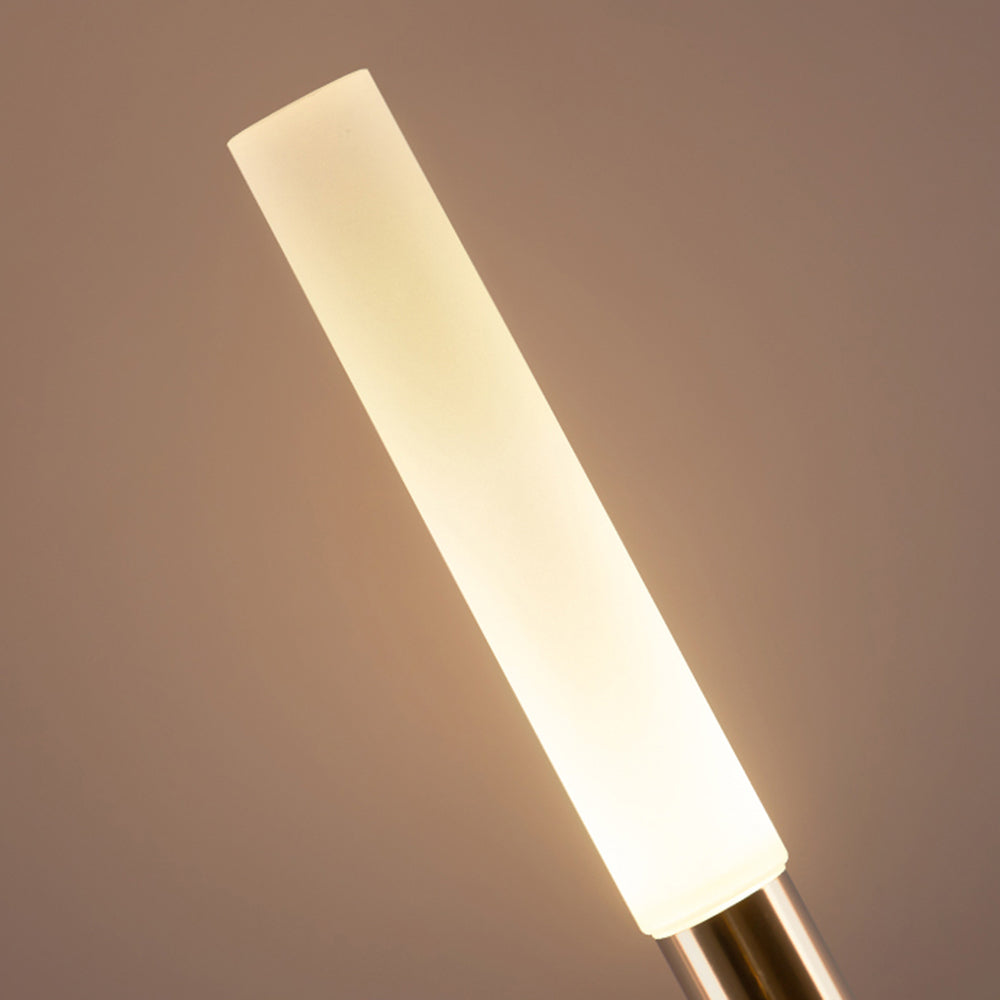 Lominex Borne Extérieure Roseau Moderne Noir Allée-Cielum