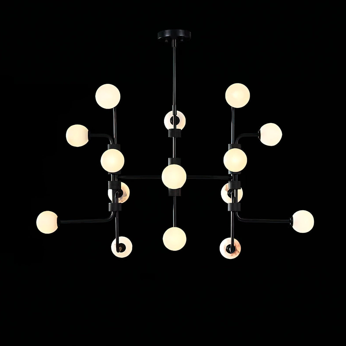 Aballs Lustre Verre Élégance Unique