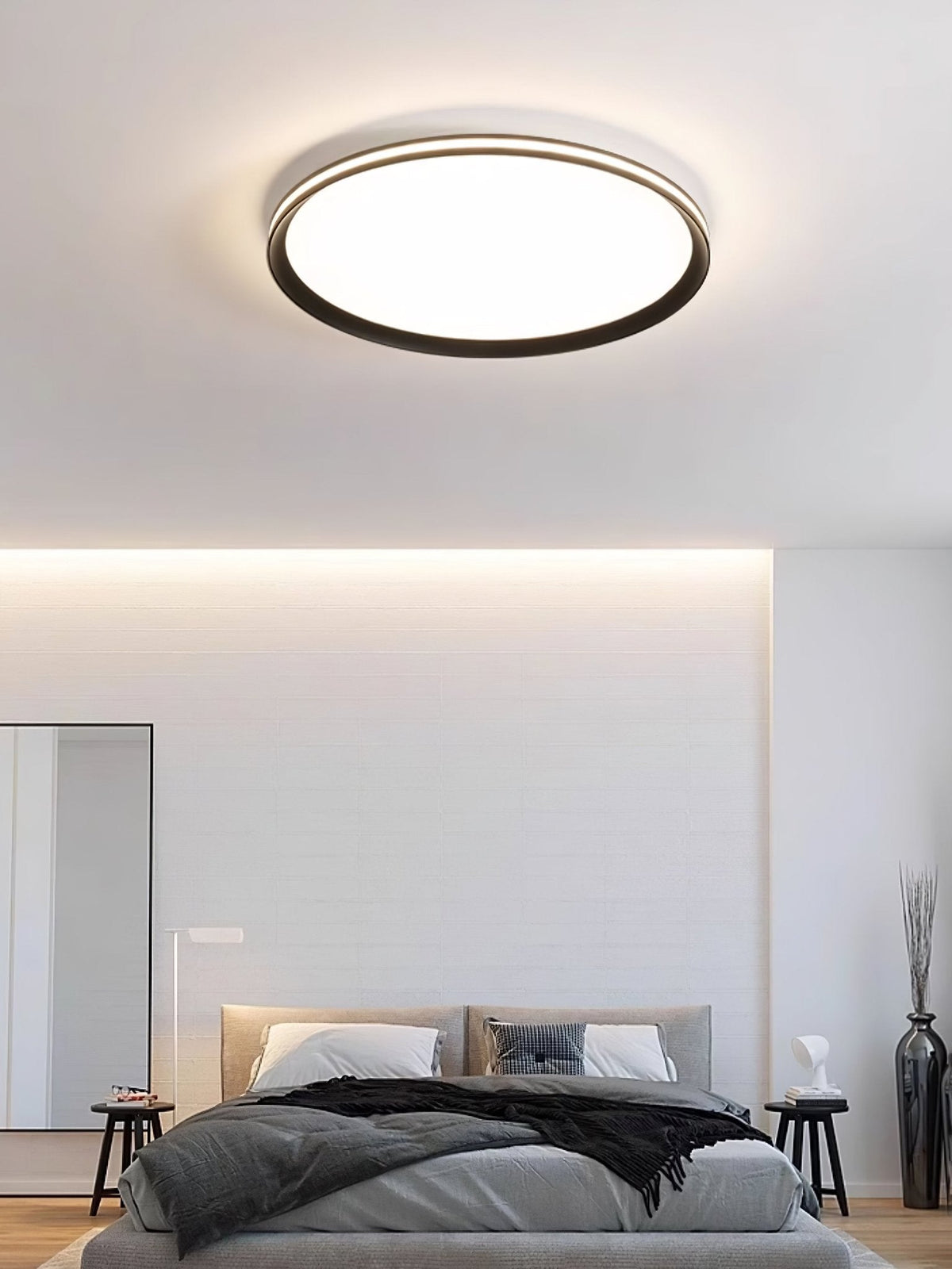 Keveno Moderne Minimaliste Circulaire LED Plafonnier Lumière-Cielum