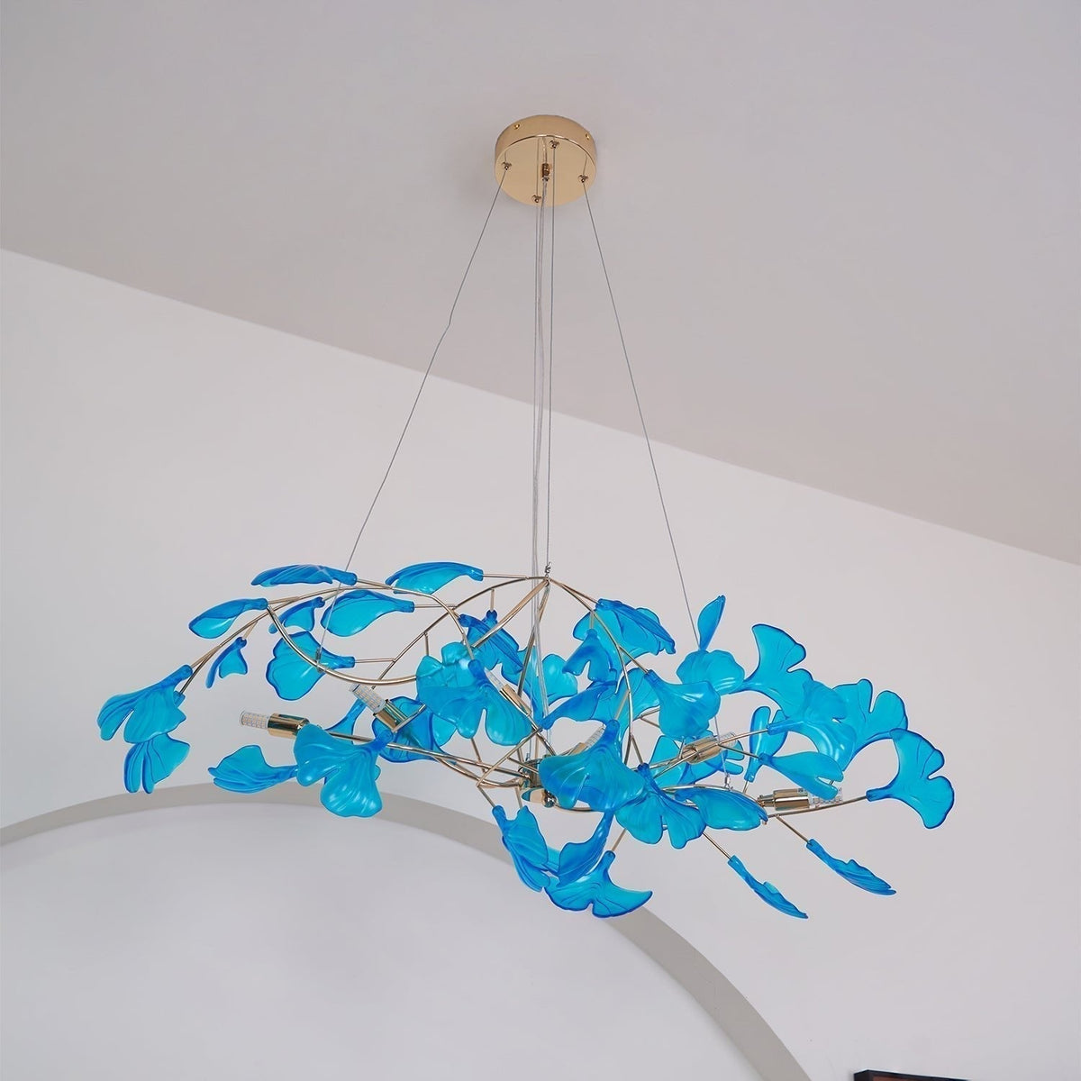 Tirov Lustre de luxe en feuille de ginkgo-Cielum
