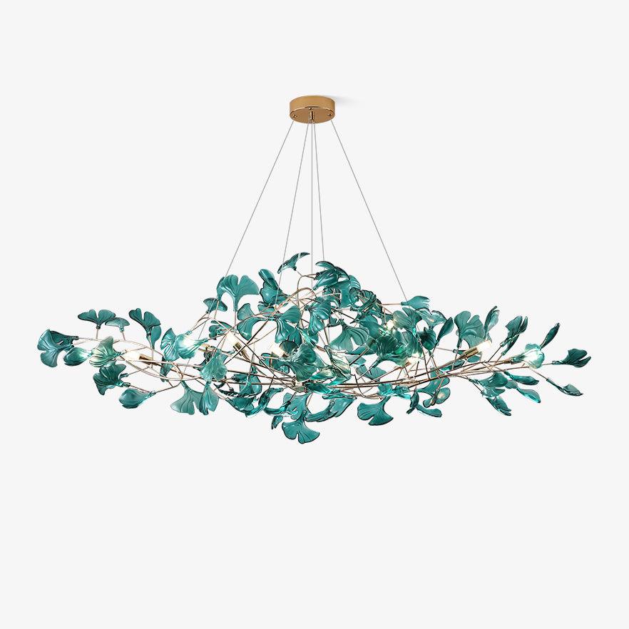 Tirov Lustre de luxe en feuille de ginkgo-Cielum