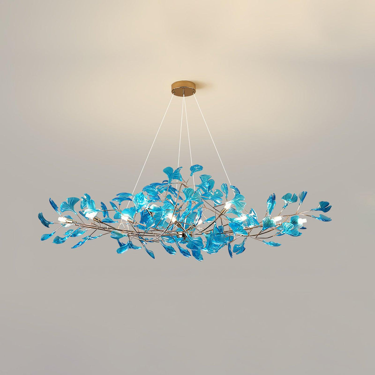 Tirov Lustre de luxe en feuille de ginkgo-Cielum