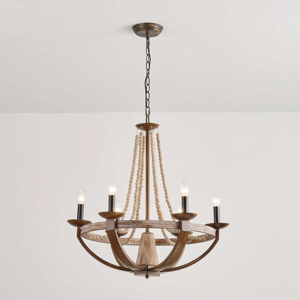 Adan Lustre Bois Moderne Traditionnel