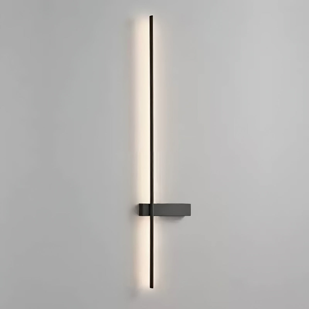 Mesv Rechargeable Noire Applique Murale Linéaire