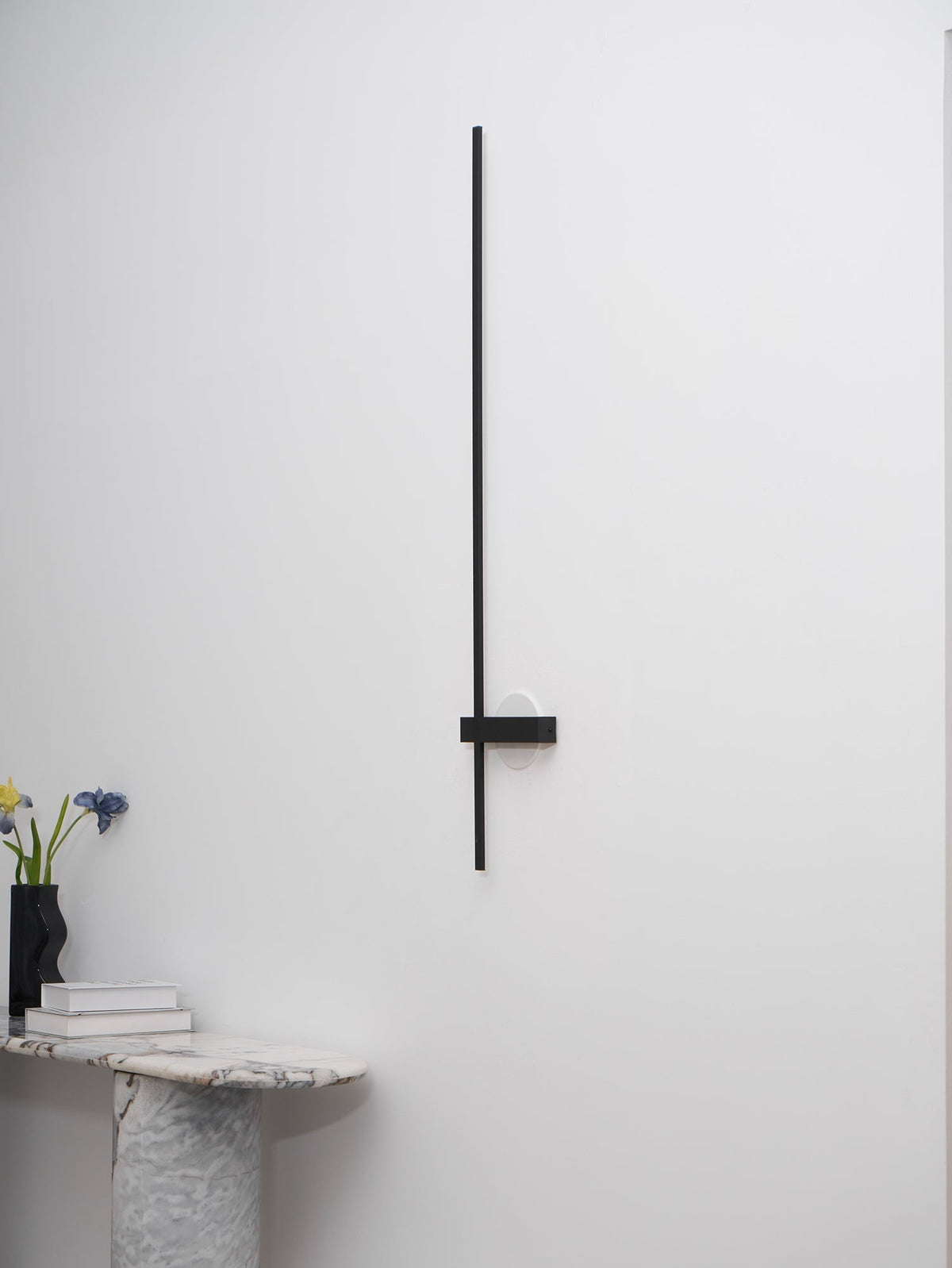 Mesv Rechargeable Noire Applique Murale Linéaire