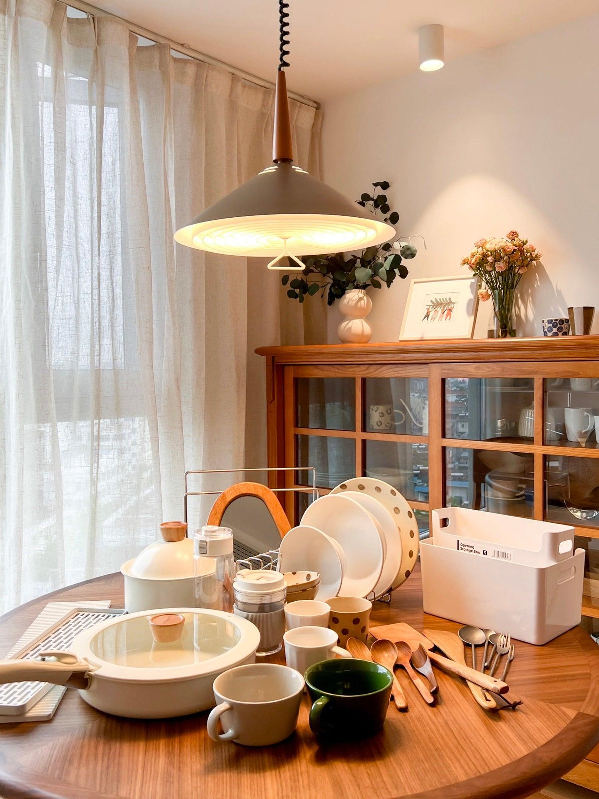 Agnes Lampe Suspension Rétro de Style Moderne Minimaliste